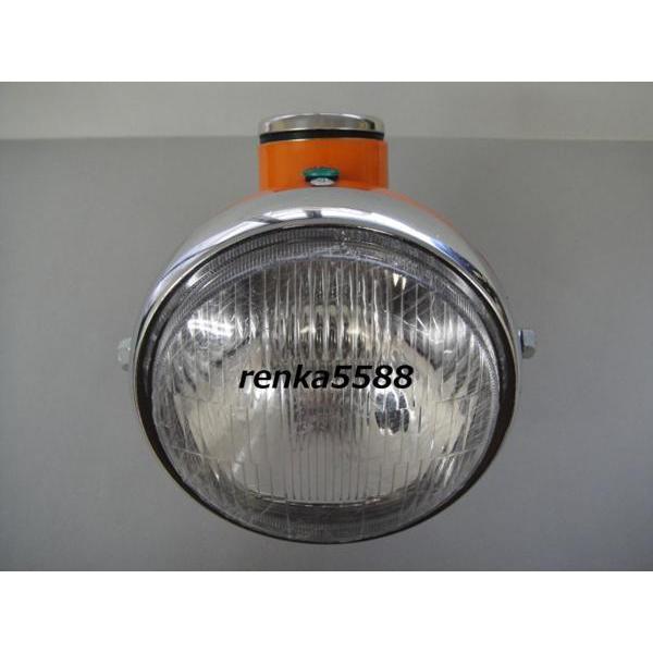 社外品　新品 12V　モンキー ヘッドライト 120kmメーター  オレンジ