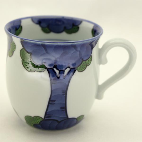 源右衛門窯 染錦大樹 染錦大樹 碗皿 ｜ 有田焼の源右衛門窯公式オンラインショップ