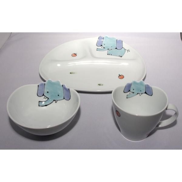 有田焼 名前入り 子供食器 アニマルシリーズ ぞう 3点セット 化粧箱入り Buyee Buyee Japanese Proxy Service Buy From Japan Bot Online