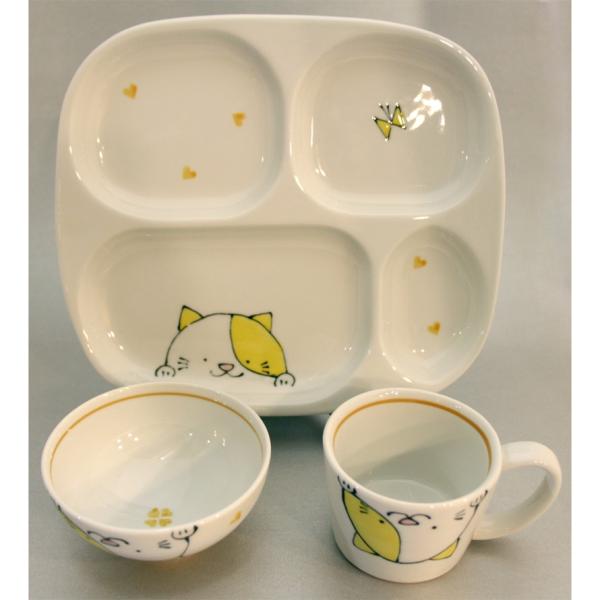 有田焼 名前入り 子供食器 リトルキッズシリーズ ねこ 3点セット 化粧箱入り Buyee Buyee Japanese Proxy Service Buy From Japan Bot Online