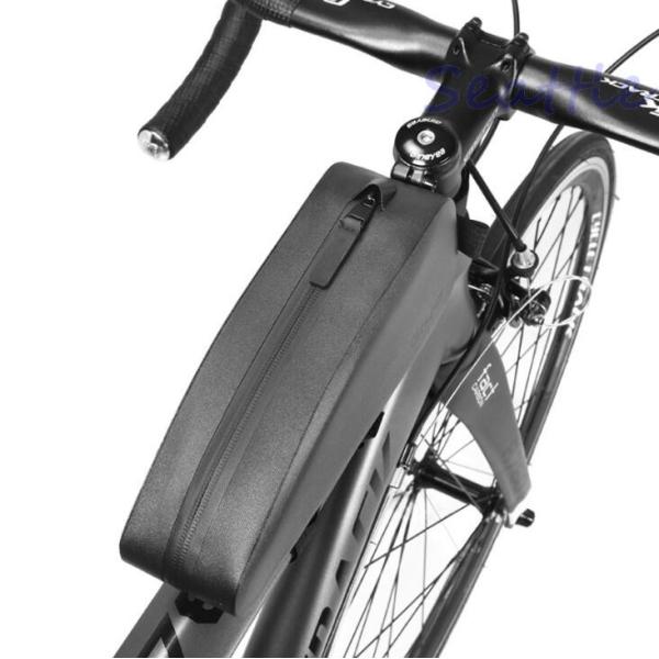 自転車用サドルバッグ UVカット防水 サイクルフロントバッグ スマホ 