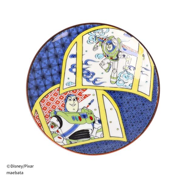 九谷焼小皿 バズ / トイ・ストーリー TOY STORY キャラクター 小皿 10.3cm 和食器 人気 ギフト 贈り物 プチギフト 専用化粧箱入り