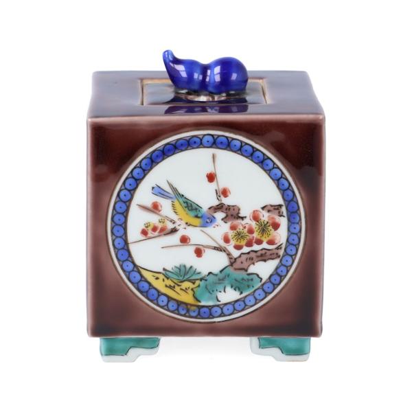 中村重人　九谷焼　香炉 3.2号香炉・亀甲小紋松竹梅/中村重人 – Juttoku.