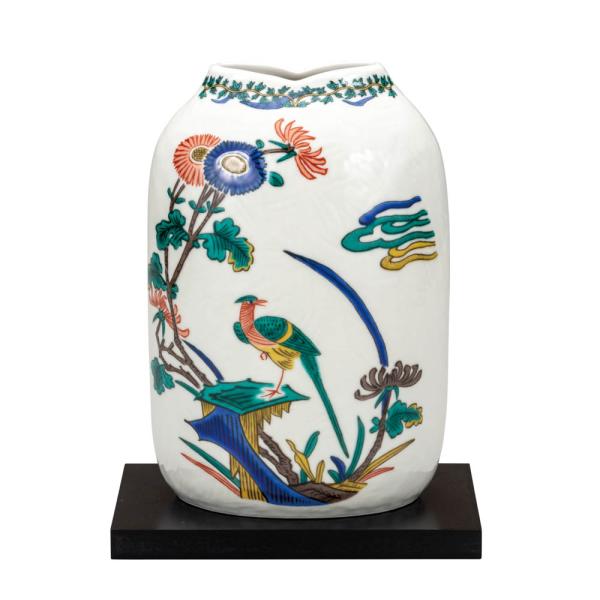 九谷焼　古青　花器 九谷焼 古青 花器 【公式通販】