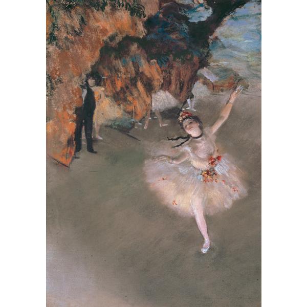 絵画 世界の名画シリーズ 額縁付 エドガー・ドガ 「舞台の踊り子