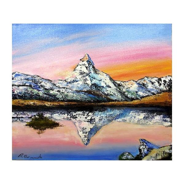 油彩画 洋画 肉筆絵画 （ 油絵額縁付きで納品対応可 ） F10号サイズ