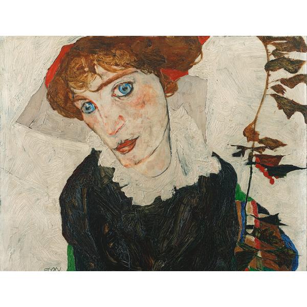 絵画 複製名画 キャンバスアート 世界の名画シリーズ エゴン・シーレ 「 ヴァリの肖像 」 サイズ SM 〜 6号