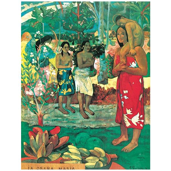 絵画 複製名画 キャンバスアート 世界の名画シリーズ ポール・ゴーギャン 「 イアオラナマリア 」 サイズ SM 〜 6号