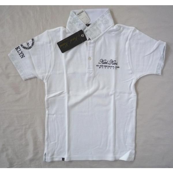 KARL KANI カール・カナイ ポロシャツ GOLF ゴルフウェア半袖 ダブル襟