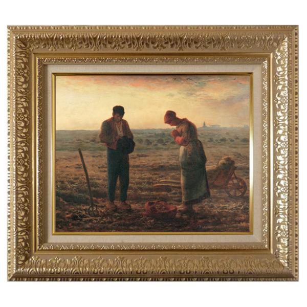 ジャン＝フランソワ・ミレー、仕事に行く人、希少な額装用画集より