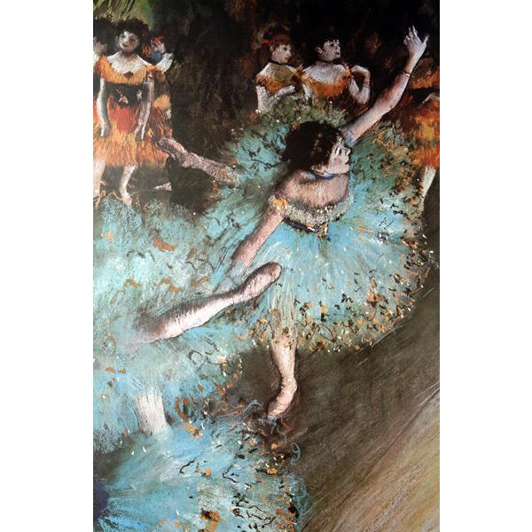 ドガ 黄色の踊子 ドガ 黄色の踊子 赤、緑、ピンク、青、黄色それぞれのドガ