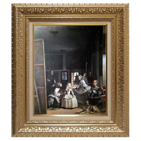 絵画 壁掛け アートフレーム付き 額装絵画 額縁付き絵画 ディエゴ ベラスケス 宮廷の待女たち サイズf10号 世界の名画シリーズ プリハード Nh 9702 東欧商事株式会社 通販 Yahoo ショッピング