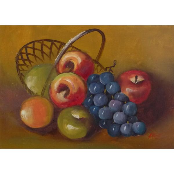 静物画 食卓のもの色々 油彩画肉筆 作者時代不明 絵画 - 絵画 静物画 食卓のもの色々 油彩画肉筆 作者時代不明 絵画 - 絵画