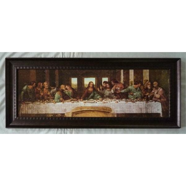 額装絵画 ビッグアート レオナルド・ダ・ヴィンチ作 「最後の晩餐」-