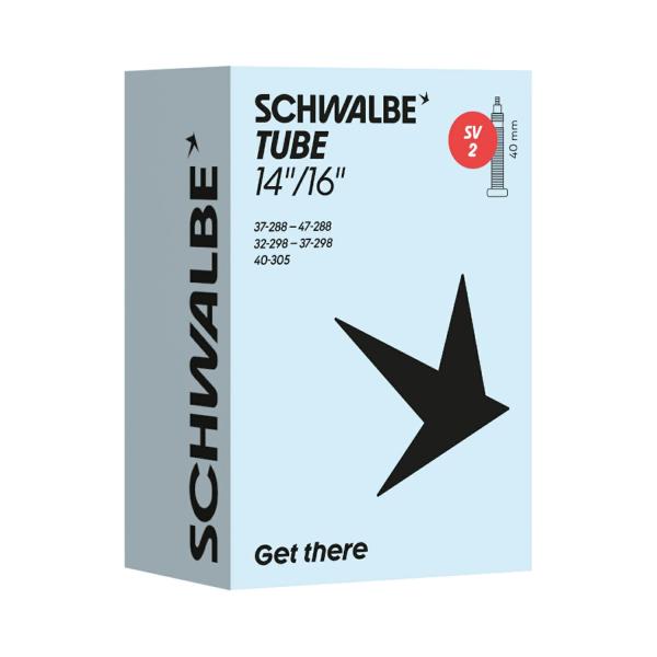 [本数をお選びください]SCHWALBE(シュワルベ) チューブ SV2(2SV) SW-10463623 仏式 14/16”/14x1 3/8, 14x1.75, 14x1 1/4, 14x1 3/8, 16x1.50