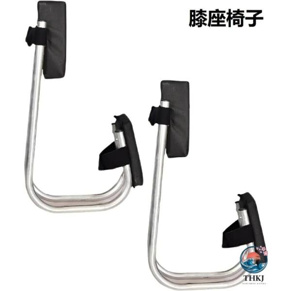 園芸用膝座椅子 ガーデニング用ニーシート 人間工学設計 膝 足首保護  ポータブル 農作業 園芸の省力化ツール ストラップ式着脱 片足ニーリング対応
