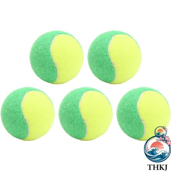 スカッシュボール 5個パック ゴム製スカッシュボール 初心者や THKJ 子供 向け 競技 トレーニング 用 弾性スカッシュボール 直径6cm 人気 おしゃれ 快適