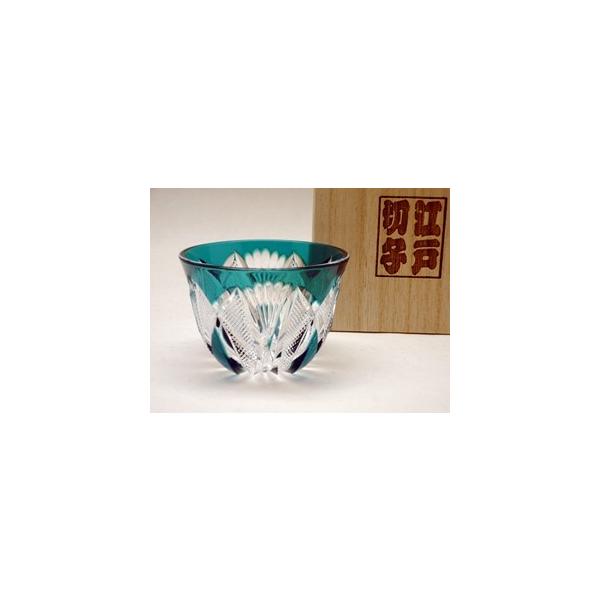 TS004BG瀧澤硝子工芸 江戸切子伝統工芸士・瀧澤利夫作 江戸切子 天開