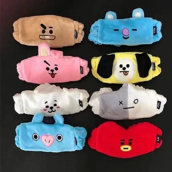 送料無料 BTSグッズ ヘアバンド ビーティー21 防弾少年団 BT21 洗える 洗顔 髪留め 人気可愛い ふわふわ もこもこ おしゃれ 韓国 応援グッズ 韓流