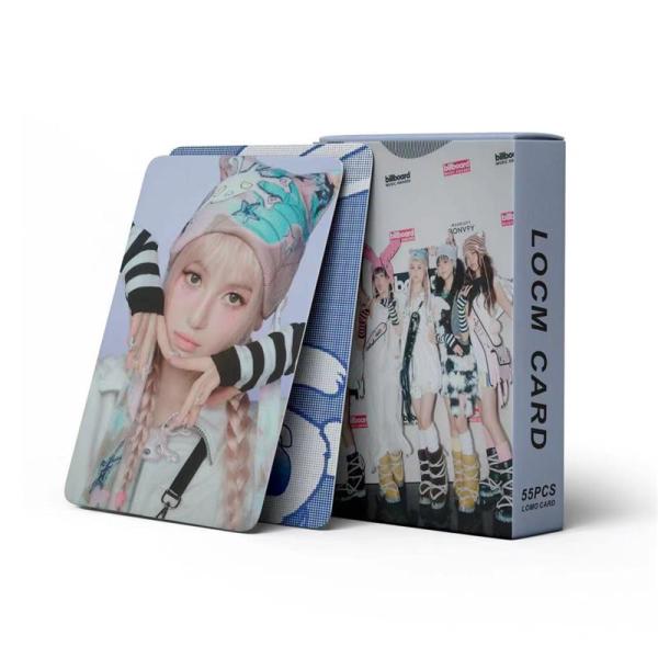 New Jeans�O�b�Y �t�H�g �J�[�h 55�� �Z�b�g �g���J �j���[�W�[���Y �ʐ^ �S�� Billboard BBMAS �t�H�g�J�[�h K-POP �؍� �A�C�h�� ���� ���� LOMO�J�[�h ���i�摜2