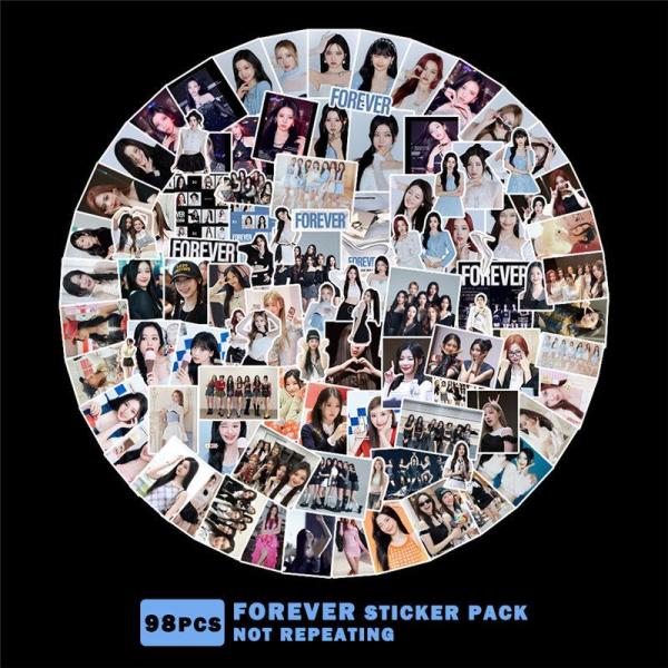 BABYMONSTERグッズ シール シールセット 98枚 ベイビーモンスター FOREVER スティッカー 手帳 韓流 KPOP アイドル 写真 応援 小物 全員 Ahyeon ASA Haram
