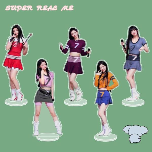 2番目半額 ILLITグッズ アクリルスタンド アイリット 写真立て グッズ 卓上 アクセサリー 人気 韓流 アイドル 写真 おしゃれ 小物 飾り SUPER REAL ME 15cm