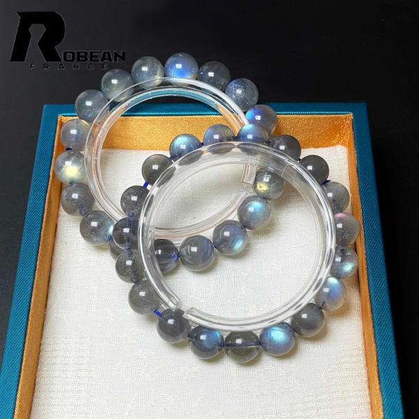 夢色 EU製 ★ROBEAN・レインボーラブラドライト★パワーストーン ブレスレット アクセサリー 開運 浄化 綺麗 ギフト アクセサリー プレゼント