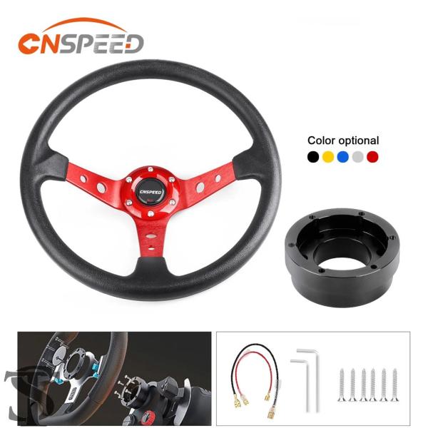 並行輸入品】オートスポーツドリフトステアリングホイール 350 MM 14