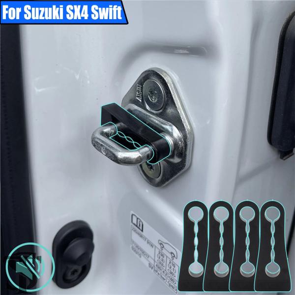並行輸入品 スズキ SX4 S-CROSS SWIFT NEO BALENO用 ドアロック バッファー ダンパー 防音 断熱 静音 きしみ音防止シール 2006