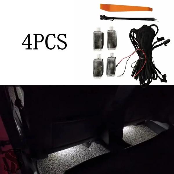 並行輸入品  車内リア LED 足元ライトアウディ A1 A3 8V A4 B8 B9 S4 A5 S5 A6 C6 C7 S6 A7 A8 4H 4E S8 