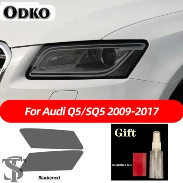 並行輸入品  スモークブラックTPUステッカー カーヘッドライト保護フィルム アウディ A3 8V S3 A4 B8 B9 A5 A6 S6 C8 A7 A8 