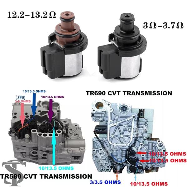 並行輸入品  TR580 TR690 トルクコンバーター AWD 圧力制御ロックアップソレノイド スバル クロストレック フォレスター レガシー アウトバック 