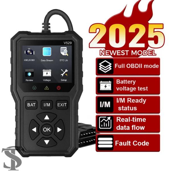 並行輸入品 2025年OBD2スキャナー診断ツールコードリーダーフルOBDII