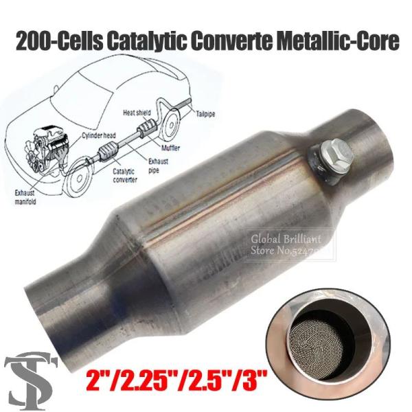 並行輸入品 汎用 200 セル ハイフロー メタリックコア レース触媒