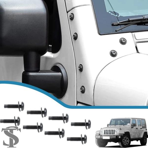 並行輸入品】4/6/8 個ルーフネジトルクスネジボルトジープ