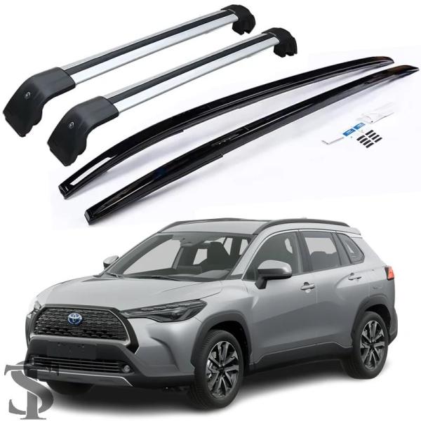 並行輸入品 OEM スタイルルーフラックトヨタカローラクロス 2020-2024