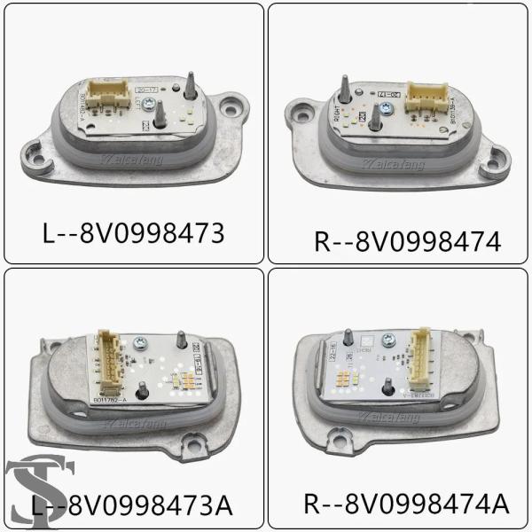 並行輸入品 LED DRL キセノンヘッドライトアウディ A3 S3 RS3 スポーツバック 2017-2021 モジュール光源 8V0998473A B011