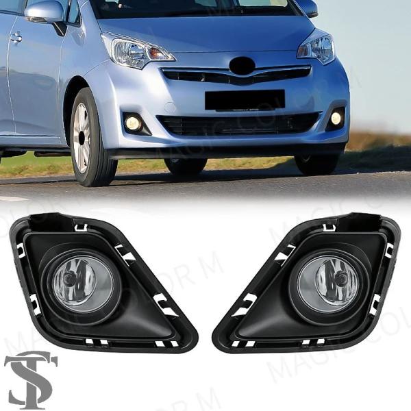 LED フォグランプトヨタラクティス 2010 2011 2012 2013 2014 自動バンパーフロントライトヘッドランプ交換カバーカーアクセサリー 12V