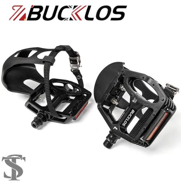 並行輸入品 BUCKLOS PD-B329T インドア用スピニングバイクペダル 9/16