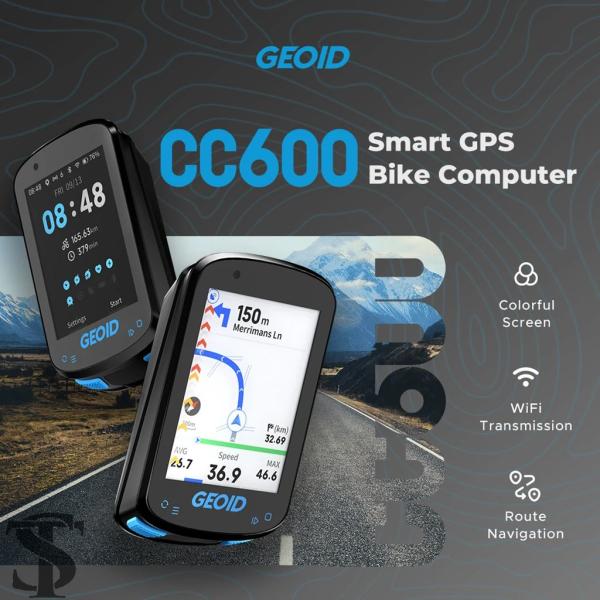 GEOID CC600 Smart GPS Bike Computer Colorful Ride Route