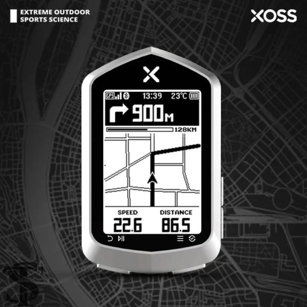 XOSS NAV PLUS GPSサイコン 4点セット XOSSのサイクルコンピュータ