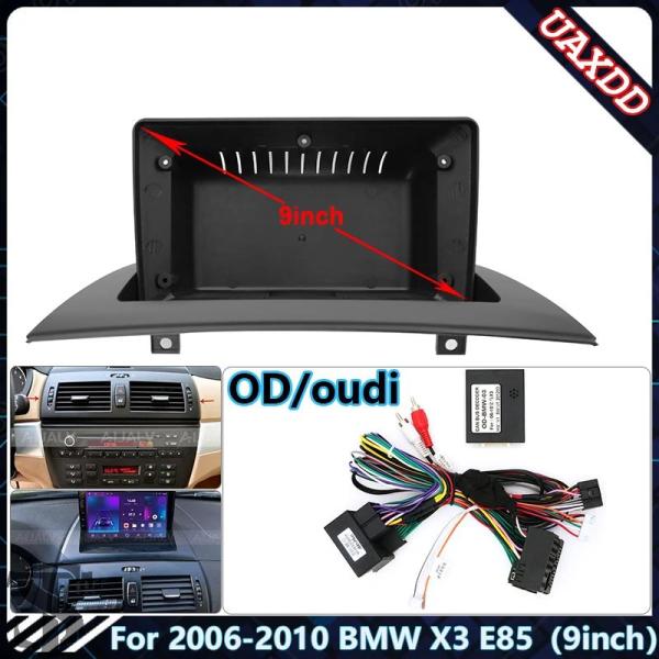 並行輸入品 2006-2010 BMW X3 E85 9 インチカーラジオ DVD ステレオオーディオスクリーンマルチメディアビデオ CD プレーヤーフレームケ