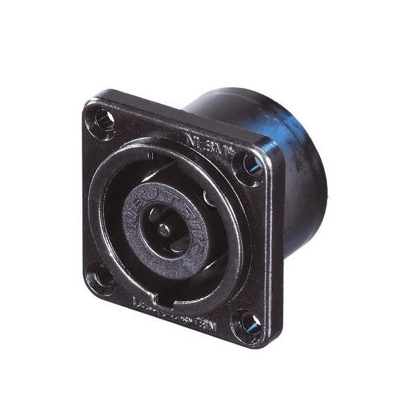 ノイトリック NL8MPRXX-BAG スピーカー用レセプタクルコネクター speakON 角型 ブラック NEUTRIK