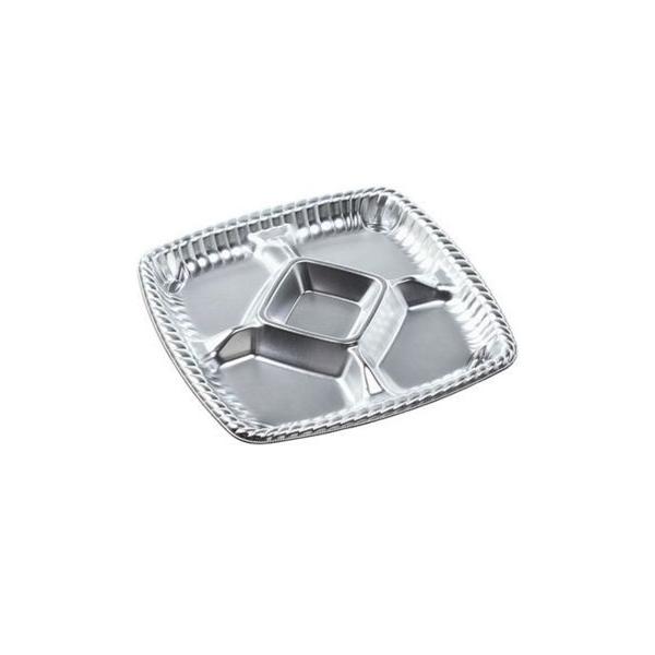 ■ボリューム感ある盛付けを可能にした、オードブル容器です。表情豊かに料理の魅力を引き立てます。■本体は保温性、断熱性、剛性に優れた「ＰＳＰ」素材【メーカー】エフピコ【色柄】銀【規格】230　265×265×33ｍｍ【材質】本体：低発砲ＰＳＰ...