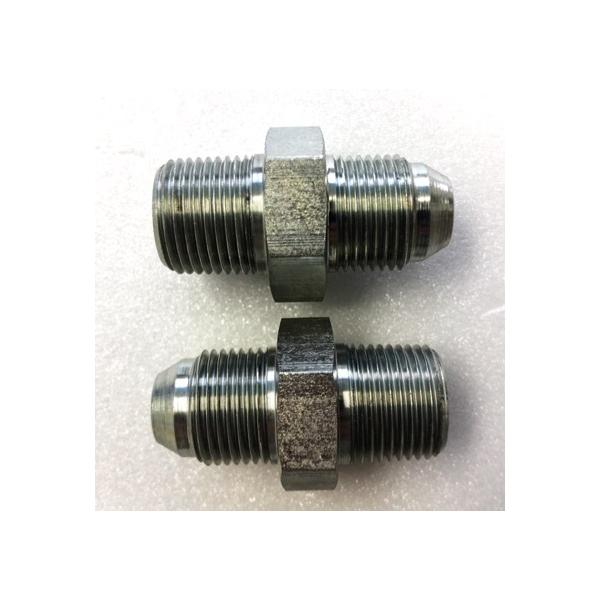 高圧アダプター、油圧アダプター、高圧継手、高圧洗浄ホース用アダプター、SR-13タイプ　２つセット R1/4×G1/4 並行オネジ(でっぱりシート)×Rオネジ　鉄製