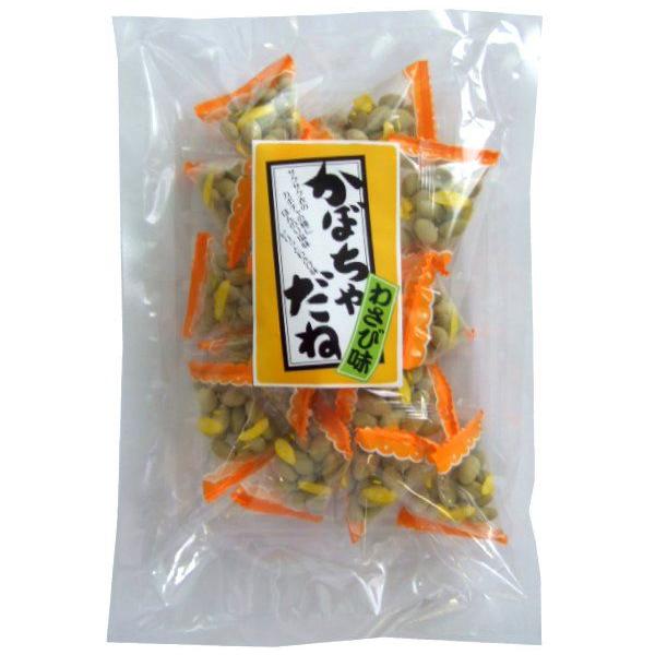 かぼちゃだね（わさび味） （個包装紙込 90g） 刺激の強い辛さがクセ