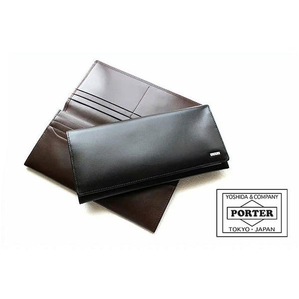 美品 PORTER ポーター メンズ 長財布 吉田カバン PORTER ポーター シーン ロングウォレット 110-02919 吉田カバン 長