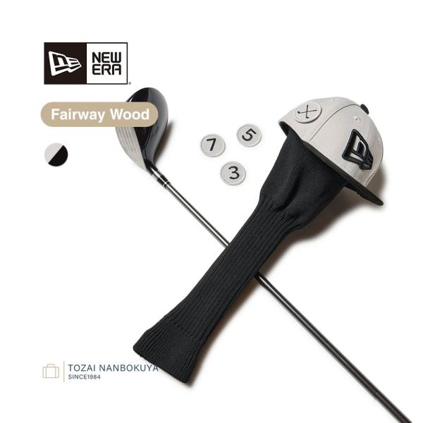 New Era ゴルフバッグ ＆　New Eraウッドカバー✕2 ＆パターカバー NEW ERA（ニューエラ） GOLF ゴルフ FAIRWAY WOOD COVER フェアウェイ