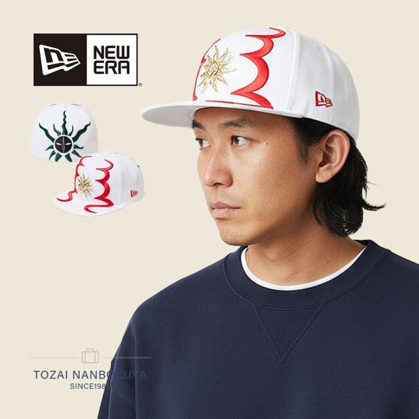NEW ERA ニューエラ TARO OKAMOTO 岡本太郎 59fifty 5950 太陽の塔 14683817 キャップ 帽子 フラットバイザー サイズ調節不可 コラボ 数量限定 touzaiyamakaban_14683817