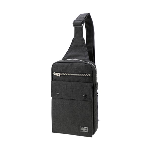 【美品/定番】PORTERポーター スモーキー ボディバッグ スリングバッグ 黒 PORTER ポーター スモーキー スリングショルダーバッグ 592-27531